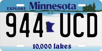 MN license plate 944UCD