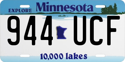 MN license plate 944UCF