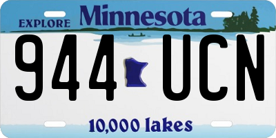 MN license plate 944UCN