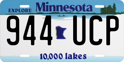 MN license plate 944UCP