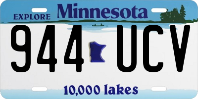 MN license plate 944UCV