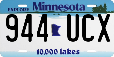 MN license plate 944UCX