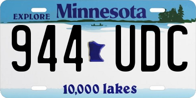MN license plate 944UDC