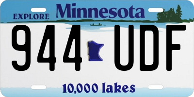 MN license plate 944UDF