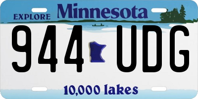 MN license plate 944UDG