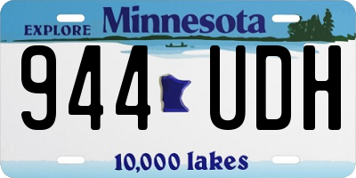 MN license plate 944UDH