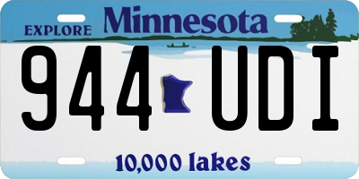 MN license plate 944UDI