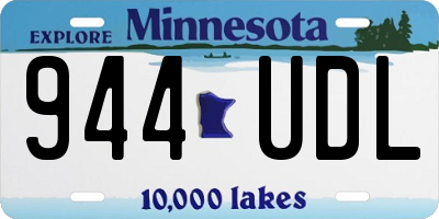 MN license plate 944UDL