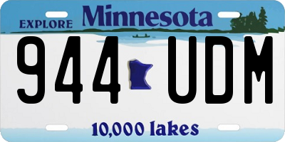 MN license plate 944UDM