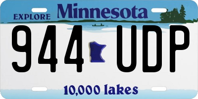 MN license plate 944UDP
