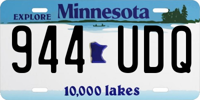 MN license plate 944UDQ