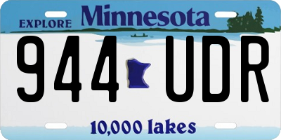 MN license plate 944UDR