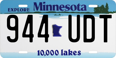 MN license plate 944UDT