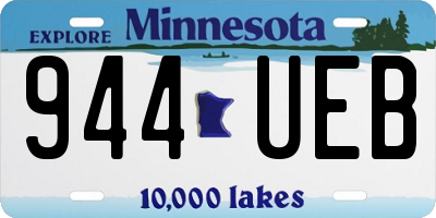 MN license plate 944UEB