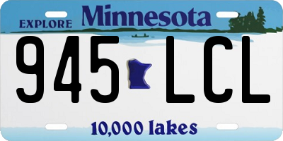 MN license plate 945LCL