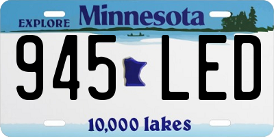 MN license plate 945LED
