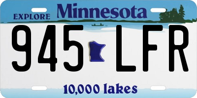 MN license plate 945LFR