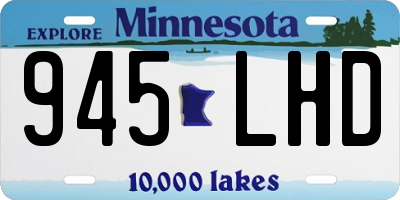 MN license plate 945LHD
