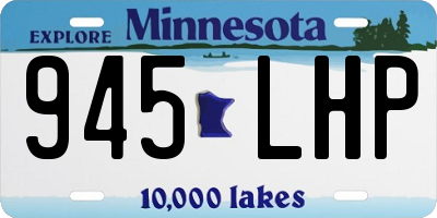 MN license plate 945LHP