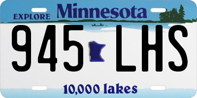 MN license plate 945LHS