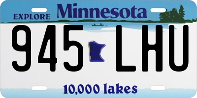 MN license plate 945LHU