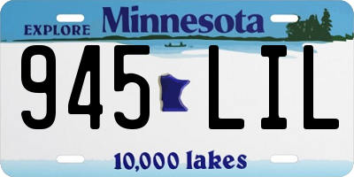 MN license plate 945LIL