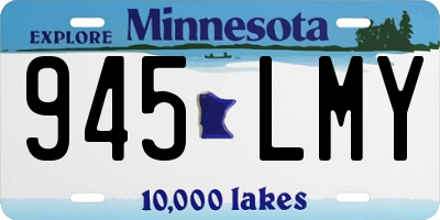 MN license plate 945LMY