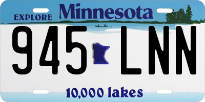 MN license plate 945LNN