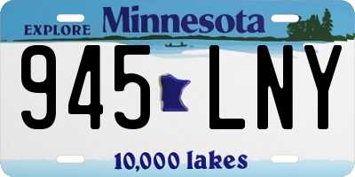 MN license plate 945LNY