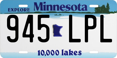 MN license plate 945LPL