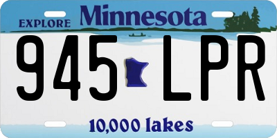 MN license plate 945LPR