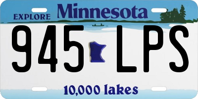 MN license plate 945LPS