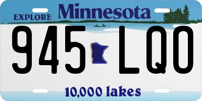 MN license plate 945LQO