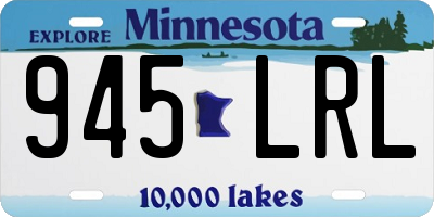MN license plate 945LRL