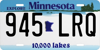 MN license plate 945LRQ