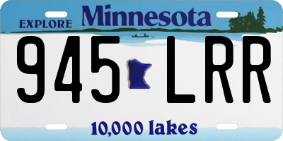MN license plate 945LRR