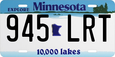 MN license plate 945LRT