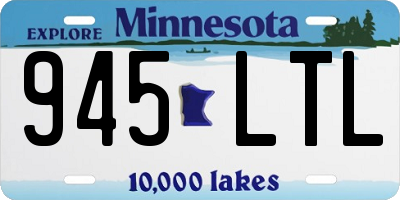MN license plate 945LTL