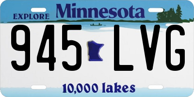 MN license plate 945LVG