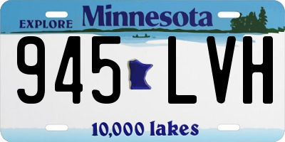 MN license plate 945LVH