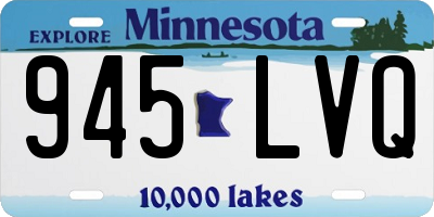 MN license plate 945LVQ