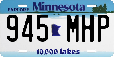 MN license plate 945MHP