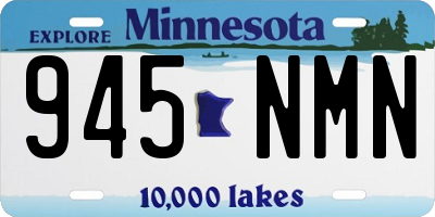MN license plate 945NMN