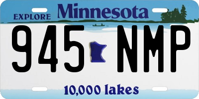 MN license plate 945NMP