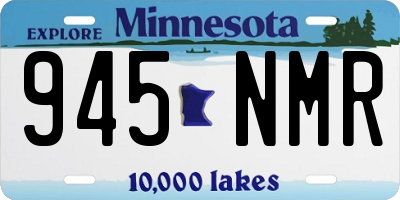 MN license plate 945NMR