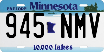 MN license plate 945NMV