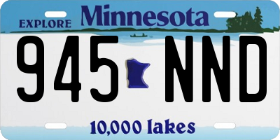 MN license plate 945NND