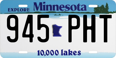MN license plate 945PHT