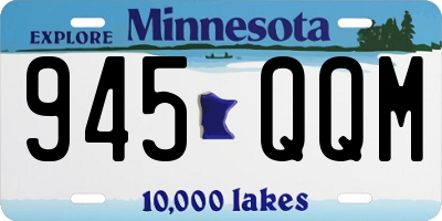 MN license plate 945QQM