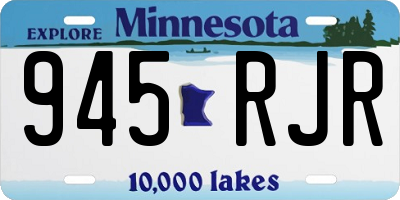 MN license plate 945RJR
